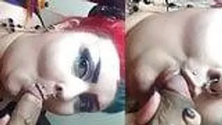 Fettes Luder mit dicken Titten die dicke schluckt eine dicke ladung Sperma
